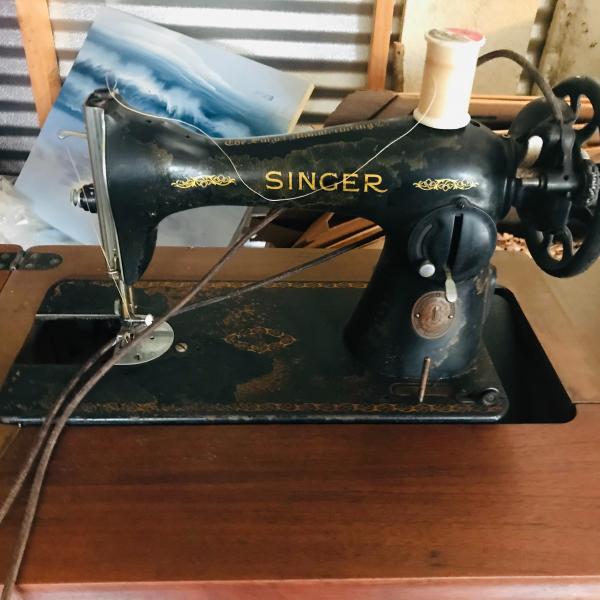 Photo of Antique Singer Sewing Machine