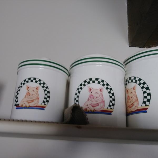 Photo of Cute pig canisters