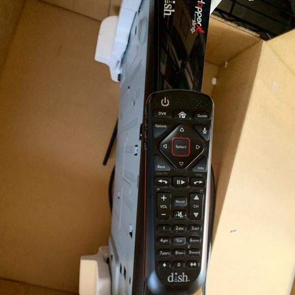 Photo of DISH DVR and VOICE remote