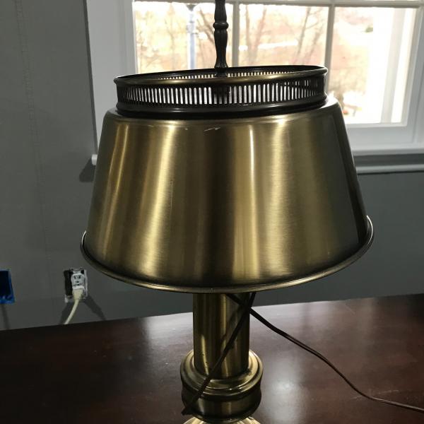 Photo of Antique brass lamp