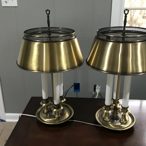 Photo of Antique Brass lamps