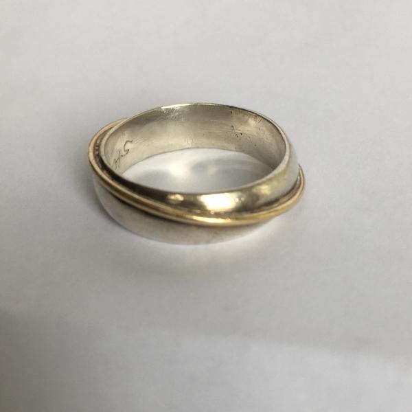 Photo of Sterling and gold ring