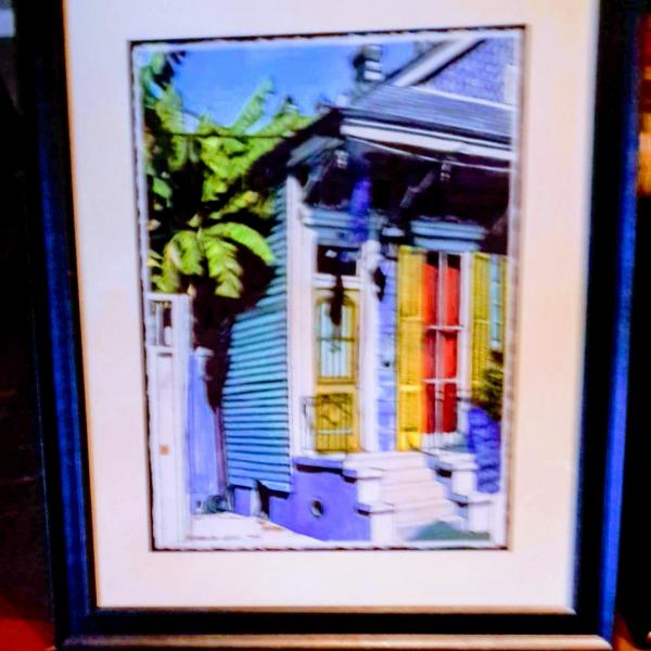 Photo of Two New Orleans house fronts by John Boles 