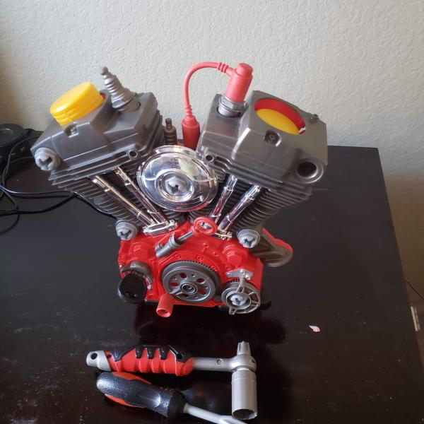 Toy engine builder set snaplist