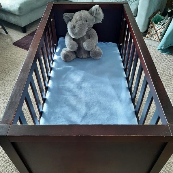Photo of Large Baby Cradle Solid, strong, rocks too!