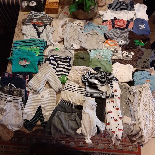 Photo of Baby boy clothes NB to 3-6 months Like New!
