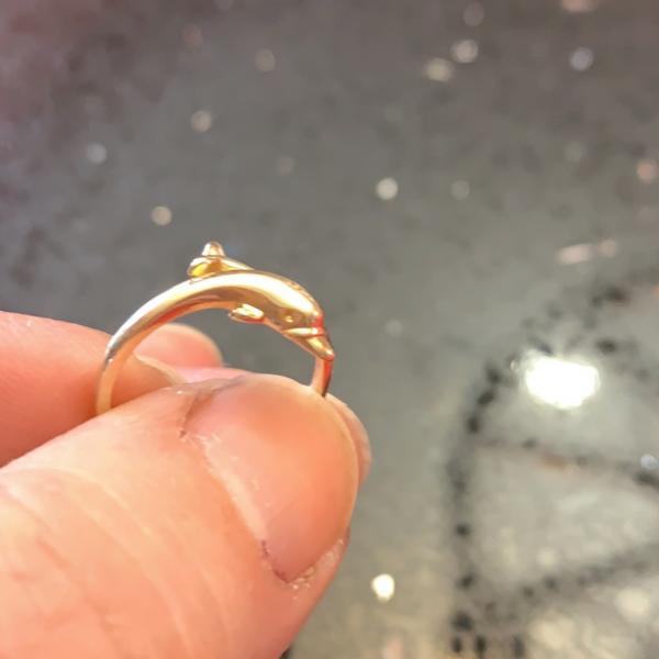 Photo of 14 K Gold Dolphin Ring