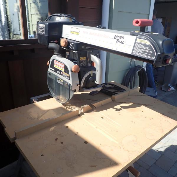 Photo of Radial Arm Saw 10" with Mobile Base