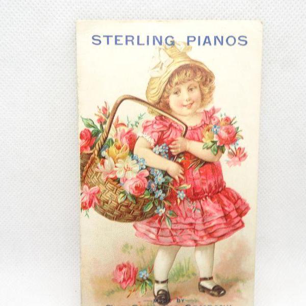 Photo of Sterling Pianos Trading Card, Victorian 