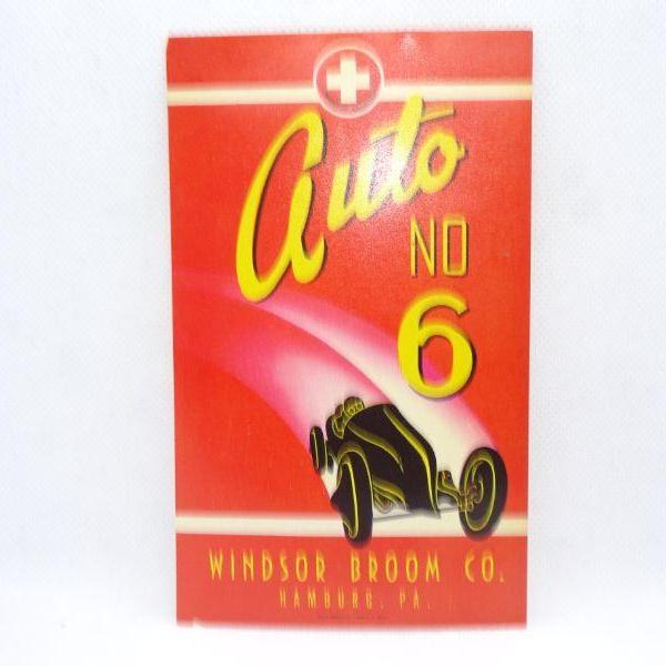 Photo of Auto No 6 Windsor Broom Co. Label 