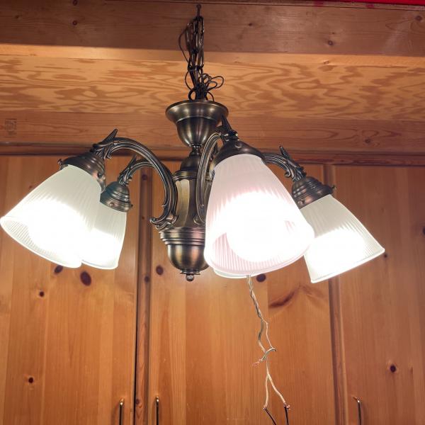 Photo of Brass chandelier light