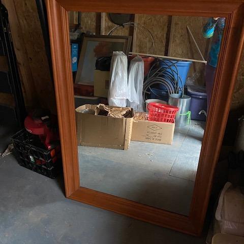 Photo of Solid Maple bevel framed Mirror