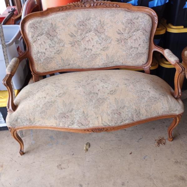 Photo of French loveseat 