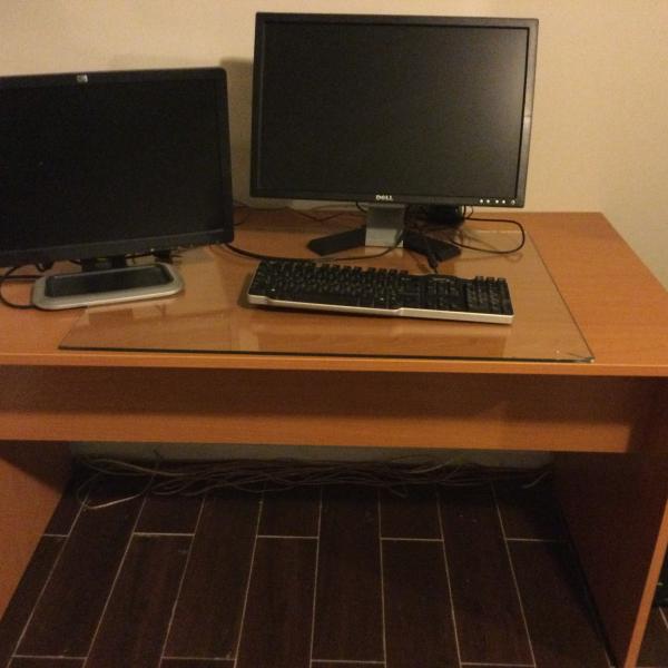 Photo of Monitors and keyboard available for sale