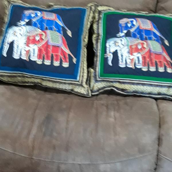 Photo of Throw pillows with elephants