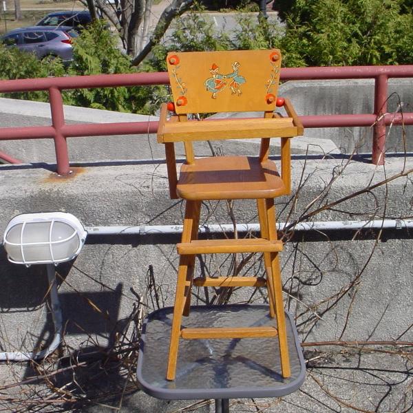 Photo of All wood Dolls HIGH CHAIR
