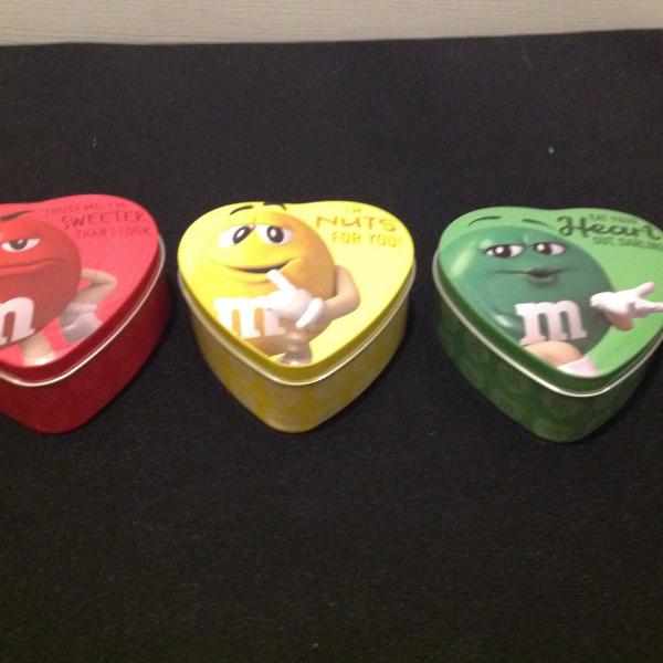 Photo of Set of 3 Small M&M Tins