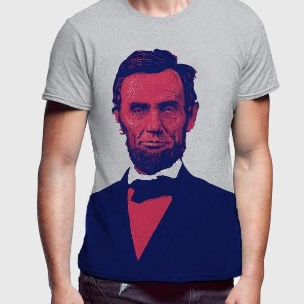 Photo of Abraham Lincoln Portrait T-Shirt
