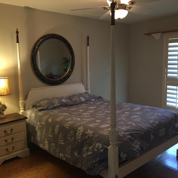 Photo of Queen Antique Bed and night stand