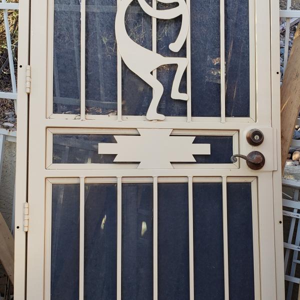 Photo of Steel Security Door - Southwestern Design