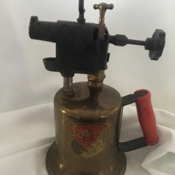Photo of Brass? Vintage Antique Blow Torch Unknown Condition