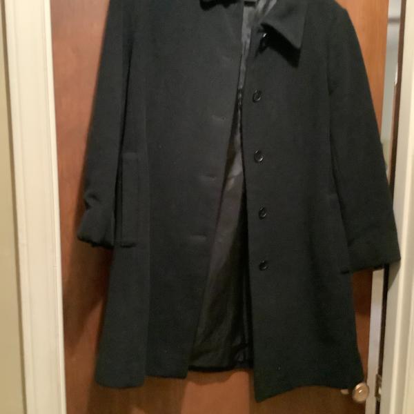 Photo of Black wool coat size 12 great condition 