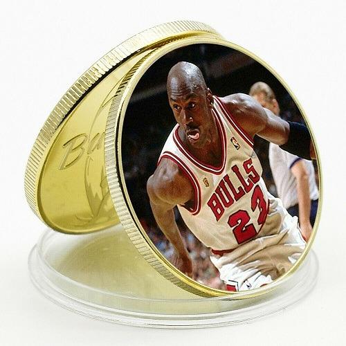 Photo of United States Michael Jordan uncirc. golden coin #1