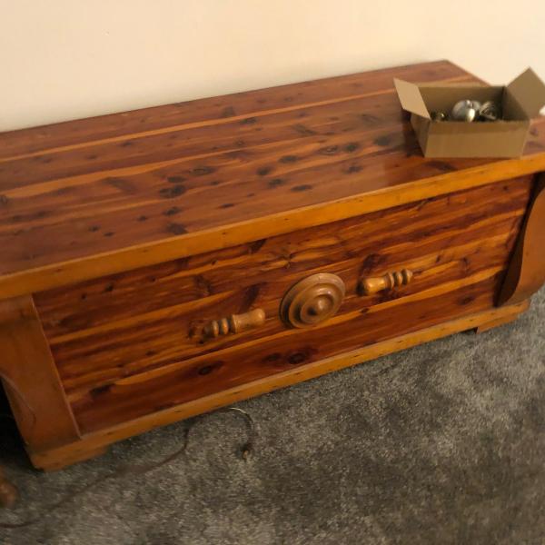 Photo of Beautiful Antique cedar chest Gilley’s antique Mall 119.00