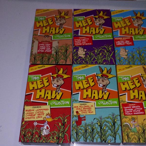 Photo of 6-Hee Haw Vhs Tapes 1-309-269-1775