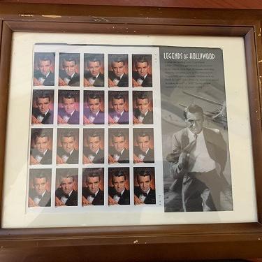 Photo of USA United States Legends of Hollywood Cary Grant 2002 mnh stamps w frame