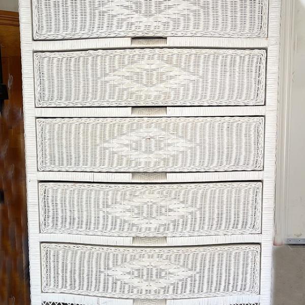 Photo of Rattan Chest and Headboard