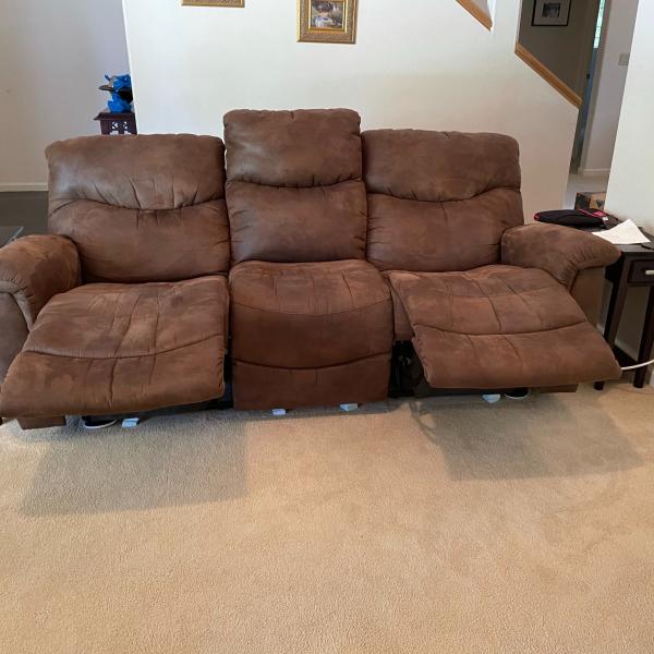 Photo of LazyBoy double recliner electric couch