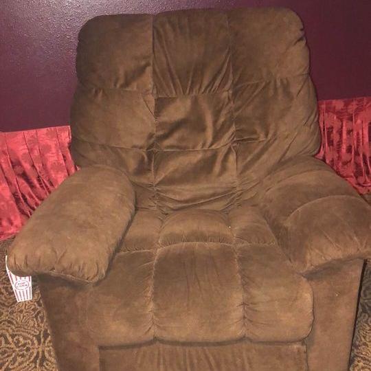Photo of Large rocker recliner Lazy Boy chocolate brown