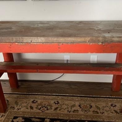 Photo of Hand made work  bench Ventage