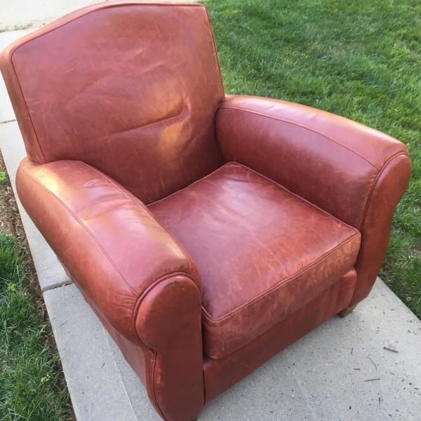 Photo of Leather club chair