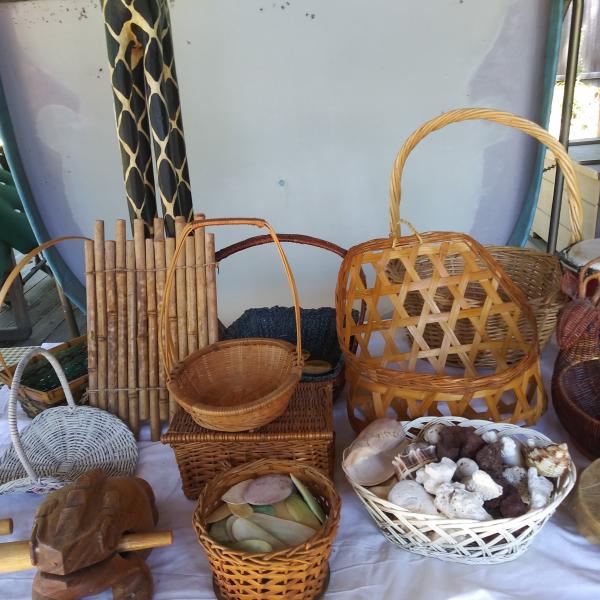 Photo of Collection of bamboo handy baskets