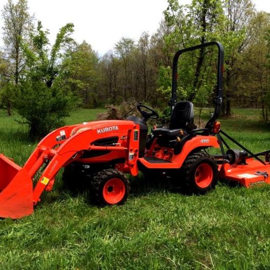 Photo of Compact 4WD Loader Tractor with mower