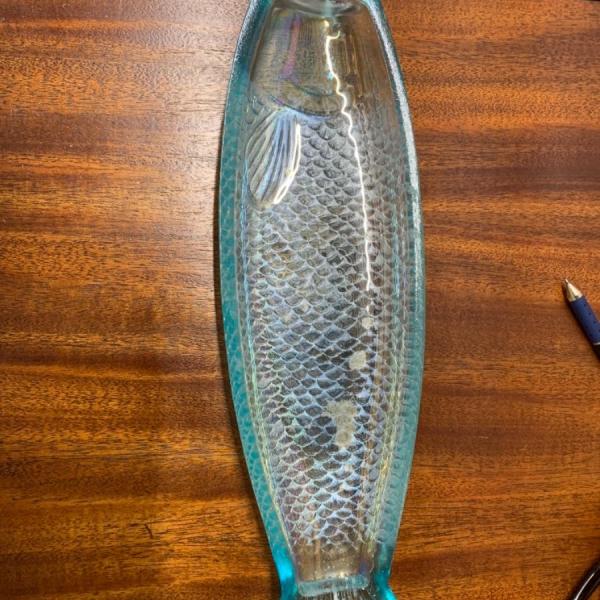 Photo of I4 - Blue Glass Fish Plate
