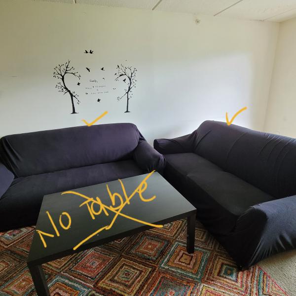 Photo of Free 2 sofa  pickup only