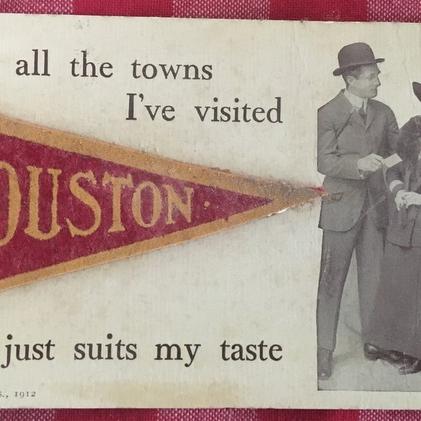 Photo of Texana - Unique 1913 Post Card - Houston