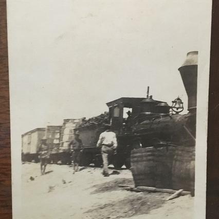Photo of Texana - Rio Grande Rail Road at Port Isable - Real Photo Post Card