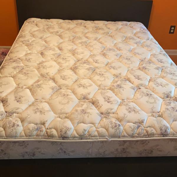 Photo of FREE Queen bed frame, mattress and box spring