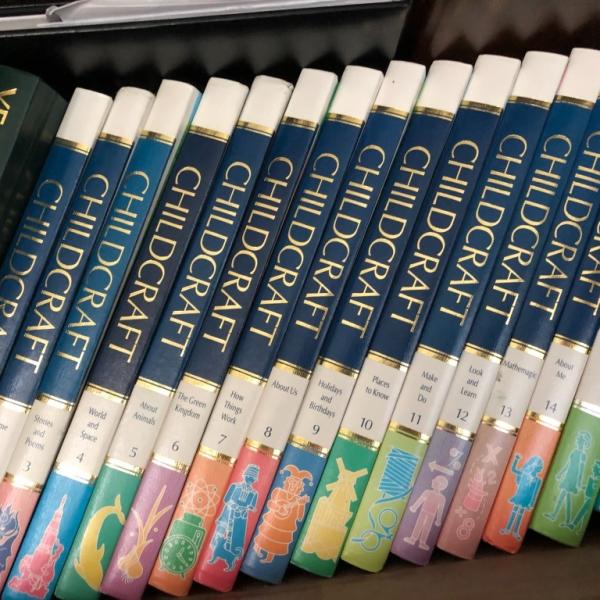 Photo of 16 Childcraft books by Worldbook