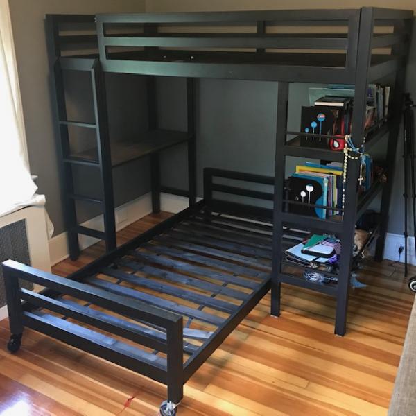Photo of Restoration Hardware Industrial Loft Study Bunk Bed (3 YEARS OLD) (paid $1500)