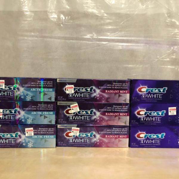 Photo of Crest and Colgate Toothpaste