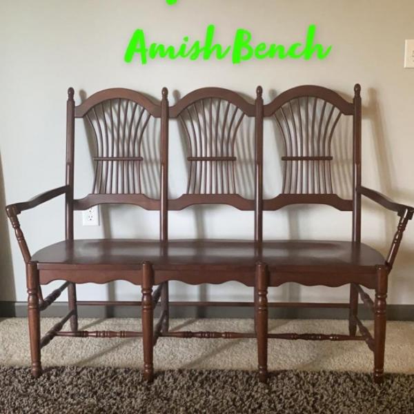 Photo of Amish-made Bench