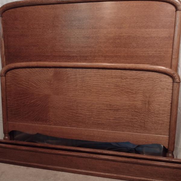 Photo of Antique Oak Bed Frame