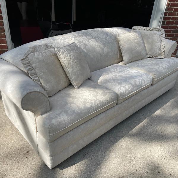 Photo of Gorgeous White Ethan Allen Couch
