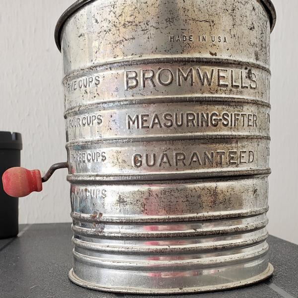 Photo of Rival Juice-O-Matic and  Bromwell Measuring Sifter