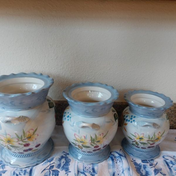 Photo of Ceramic Canisters (Handpainted)
